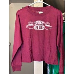 Central Perk Friends Long Sleeve Crop